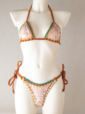 bikini malefica nerea vento triangolo regolabile slip con lacci crochet